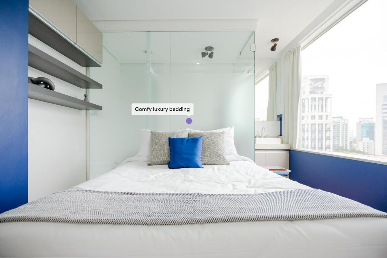 Ap Com Academia, Piscina E Sauna No Predio, Proximo A Faria Lima - Vila Olimpia Apartment เซาเปาโล ภายนอก รูปภาพ