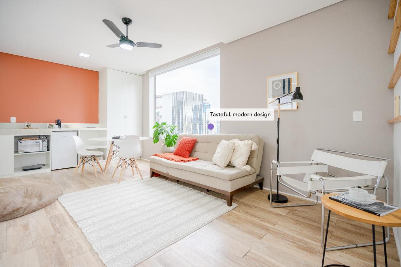Ap Com Academia, Piscina E Sauna No Predio, Proximo A Faria Lima - Vila Olimpia Apartment เซาเปาโล ภายนอก รูปภาพ
